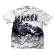 Load image into Gallery viewer, COPPER RIVET "RACING SMOKE" SATIN 2PC SET (WHITE)