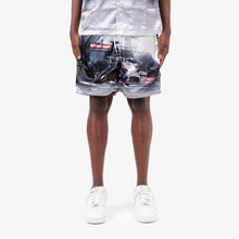 Load image into Gallery viewer, COPPER RIVET "RACING SMOKE" SATIN 2PC SET (WHITE)