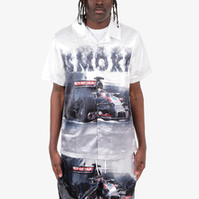 Load image into Gallery viewer, COPPER RIVET "RACING SMOKE" SATIN 2PC SET (WHITE)