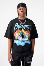 Load image into Gallery viewer, Jordan Craig Sea Monster Cropped Boxy T-Shirt (Black)(Joggers sold separately!)