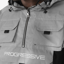 Load image into Gallery viewer, LIFE CODE NYLON WINDBREAKER/ CARGO PANTS SET (REFLECTIVE SILVER)