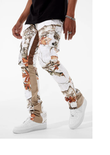 Load image into Gallery viewer, JORDAN CRAIG MARTIN STACKED - CAMO CARGO DENIM (SNOW CAMO)
