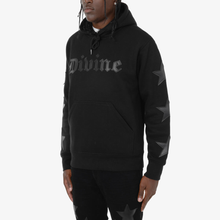Load image into Gallery viewer, COPPER RIVET BLACK "DIVINE" HOODIE