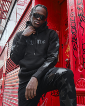 Load image into Gallery viewer, COPPER RIVET BLACK "DIVINE" HOODIE