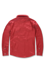 Load image into Gallery viewer, JORDAN CRAIG THRILLER BUTTON UP SHIRT (RED)