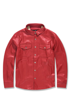 Load image into Gallery viewer, JORDAN CRAIG THRILLER BUTTON UP SHIRT (RED)