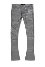 Load image into Gallery viewer, JORDAN CRAIG STACKED "SYIP THRILLER" CARGO PANTS (CHARCOAL)