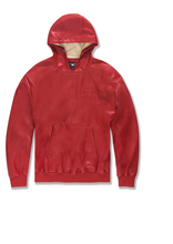 Load image into Gallery viewer, JORDAN CRAIG "THRILLER" PULLOVER HOODIE (RED)