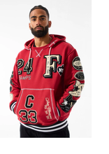 Load image into Gallery viewer, JORDAN CRAIG HALL OF FAME PULLOVER HOODIE (DEEP RED)