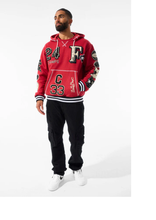 Load image into Gallery viewer, JORDAN CRAIG HALL OF FAME PULLOVER HOODIE (DEEP RED)