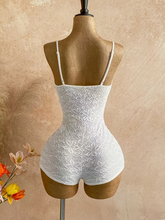 Load image into Gallery viewer, WOMEN'S DEEP V-NECK ROMPER WITH METAL CLASPS