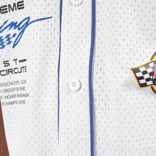 Load image into Gallery viewer, COPPER RIVET RACING BASEBALL JERSEY w/ MATCHING SHORT (WHITE)