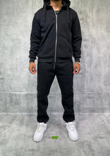 Load image into Gallery viewer, ACCESS MEN'S ZIPDOWN HOODIE SWEATSUITS ACTIVEWEAR OUTFIT (BLACK)