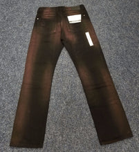Load image into Gallery viewer, PARISH NATION BLK/BURGUNDY DISTRESSED JEANS