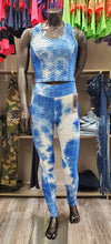 Load image into Gallery viewer, WOMEN'S TikTok Scrunch Butt High Waist Legging/ Tank Top 2pc. Set (Multi-Color)
