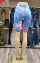 Load image into Gallery viewer, REDFOX TIE DYE BERMUDA SHORTS (BLUE)