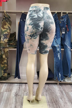 Load image into Gallery viewer, REDFOX TIE DYE BERMUDA SHORTS (BLACK)