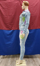 Load image into Gallery viewer, REDFOX NEON SPLATTER 2pc. DENIM SET