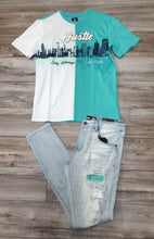 Load image into Gallery viewer, MOTIVE DENIM HUSTLER JEANS (TEAL)