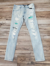Load image into Gallery viewer, MOTIVE DENIM HUSTLER JEANS (TEAL)