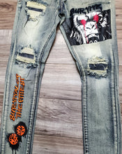 Load image into Gallery viewer, MOTIVE DENIM "SURVIVAL OF THE FITTEST" JEANS (VINTAGE)