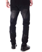 Load image into Gallery viewer, MEN CREATE 2MRW MOTO JEAN W/BLACK STONES