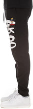 Load image into Gallery viewer, AKOO DECORATED ORNATE SLICK JOGGER SET (BLACK)