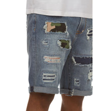 Load image into Gallery viewer, MEN AKOO ARMAGEDON JEAN SHORT (CHASER)