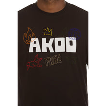 Load image into Gallery viewer, MEN AKOO ICON SS KNIT (BLACK)