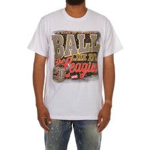 Load image into Gallery viewer, MEN AKOO TRAP OR LEAGUE SS KNIT (WHITE)