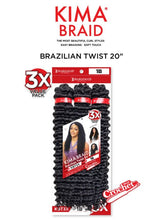 Load image into Gallery viewer, HARLEM 125 KIMA BRAID BRAZILIAN TWIST 20"_3X(KBT3X)