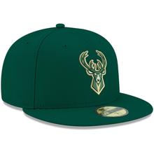 Load image into Gallery viewer, Milwaukee Bucks New Era Official Team Color 59FIFTY Fitted Hat - Green