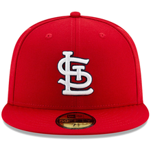 Load image into Gallery viewer, St. Louis Cardinals New Era On-Field Authentic Collection 59FIFTY Fitted Hat - Red