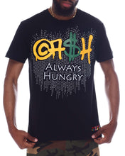 Load image into Gallery viewer, MEN CREATE 2MRW CASH/ALWAYS HUNGRY TEE (BLACK)