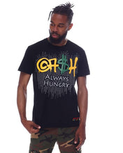 Load image into Gallery viewer, MEN CREATE 2MRW CASH/ALWAYS HUNGRY TEE (BLACK)