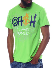 Load image into Gallery viewer, MEN CREATE 2MRW CASH/ALWAYS HUNGRY TEE (GREEN)