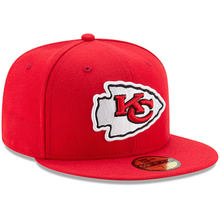 Load image into Gallery viewer, Kansas City Chiefs New Era 59FIFTY Fitted Hat - Red