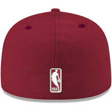 Load image into Gallery viewer, Cleveland Cavaliers New Era Logo Official Team Color 59FIFTY Fitted Hat - Wine