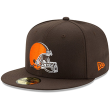 Load image into Gallery viewer, New Era Cleveland Browns Omaha 59FIFTY Fitted Hat - Brown