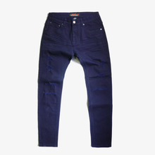 Load image into Gallery viewer, COPPER RIVET NAVY DENIM JEANS