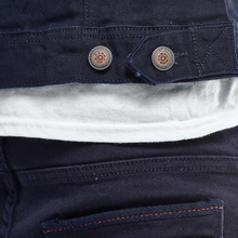 Load image into Gallery viewer, COPPER RIVET NAVY DENIM JACKET