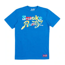 Load image into Gallery viewer, SMOKE RUNTZ TEE (ROYAL)