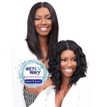 Load image into Gallery viewer, JANET COLLECTION LUSCIOUS WET N WAVY 360 LACE FRENCH DEEP WIG