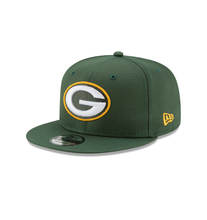 Load image into Gallery viewer, Green Bay Packers New Era 9FIFTY Adjustable Hat - Green/Gold