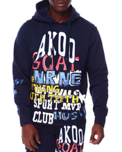 Load image into Gallery viewer, AKOO GOAT HOODIE (NAVY BLAZER)