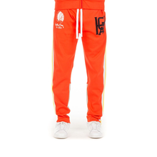 Load image into Gallery viewer, HUSTLE GANG DONT PLAY JOGGER SET (CHERRY TOMATO)