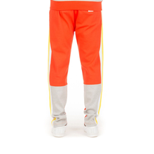 Load image into Gallery viewer, HUSTLE GANG DONT PLAY JOGGER SET (CHERRY TOMATO)