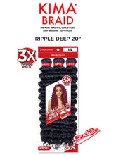 Load image into Gallery viewer, HARLEM 125 KIMA BRAID RIPPLE DEEP 20" 3x (KRD3x)