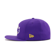 Load image into Gallery viewer, Los Angeles Lakers New Era Team 59FIFTY Fitted Hat - Purple