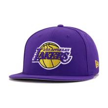 Load image into Gallery viewer, Los Angeles Lakers New Era Team 59FIFTY Fitted Hat - Purple
